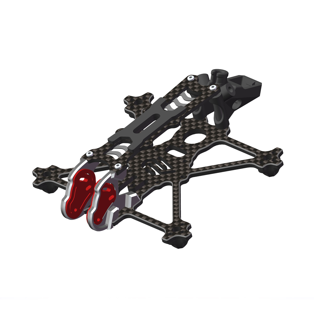 Carbon Fiber Drone Frame - AlfaRC Fi-25 DJI O4 وحدة الهواء