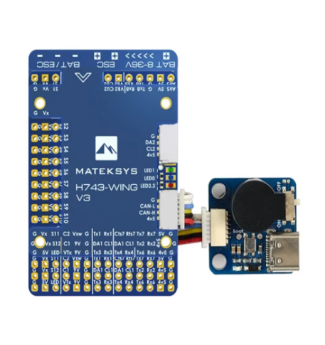 Betaflight Fc - وحدة تحكم طيران Matek H743-WING V3
