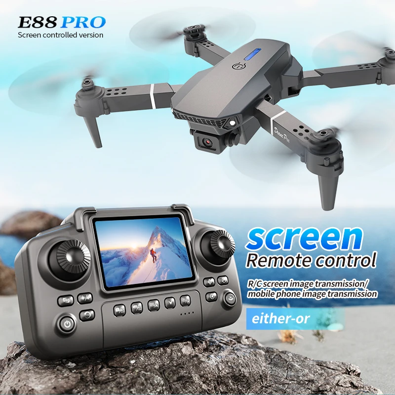 Brushed Drone Motor - طائرة بدون طيار احترافية E88 PRO
