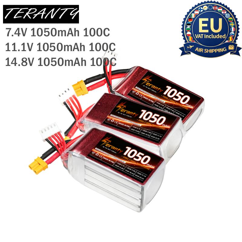 Lipo Battery 4S - 2 قطعة بطارية ليثيوم بوليمر 1050