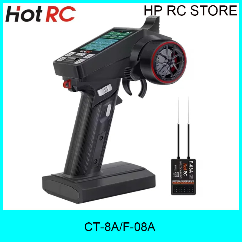 Radio Transmitter 2.4Ghz - جهاز تحكم عن بعد HotRC CT-8A