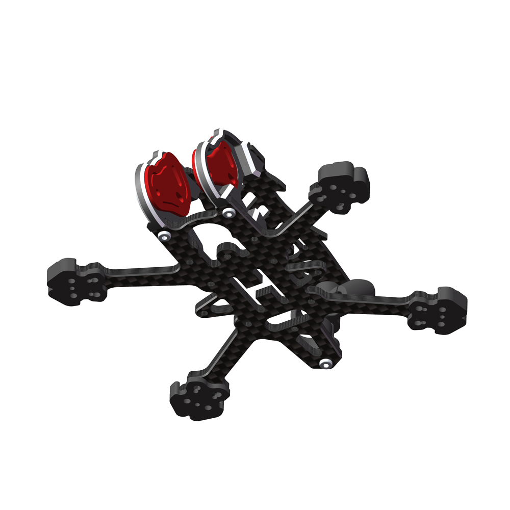Carbon Fiber Drone Frame - AlfaRC Fox-2 DJI O4 وحدة الهواء