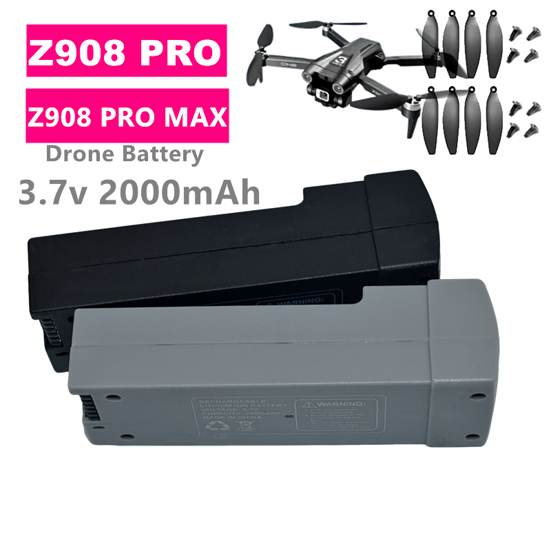 Brushed Drone Motor - Z908 PRO بطارية توصيل خارجي 3.7