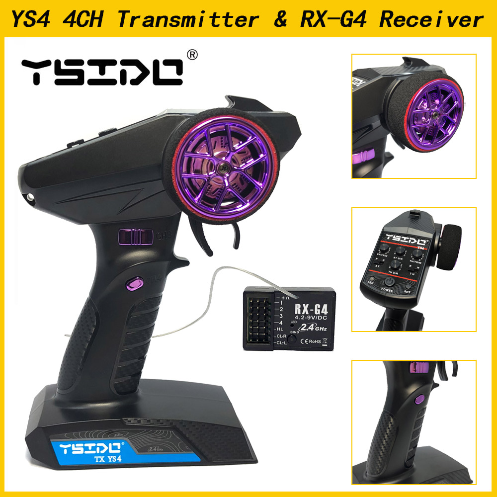 Radio Transmitter 2.4Ghz - YSIDO YS4 2.4 جيجا هرتز 4CH