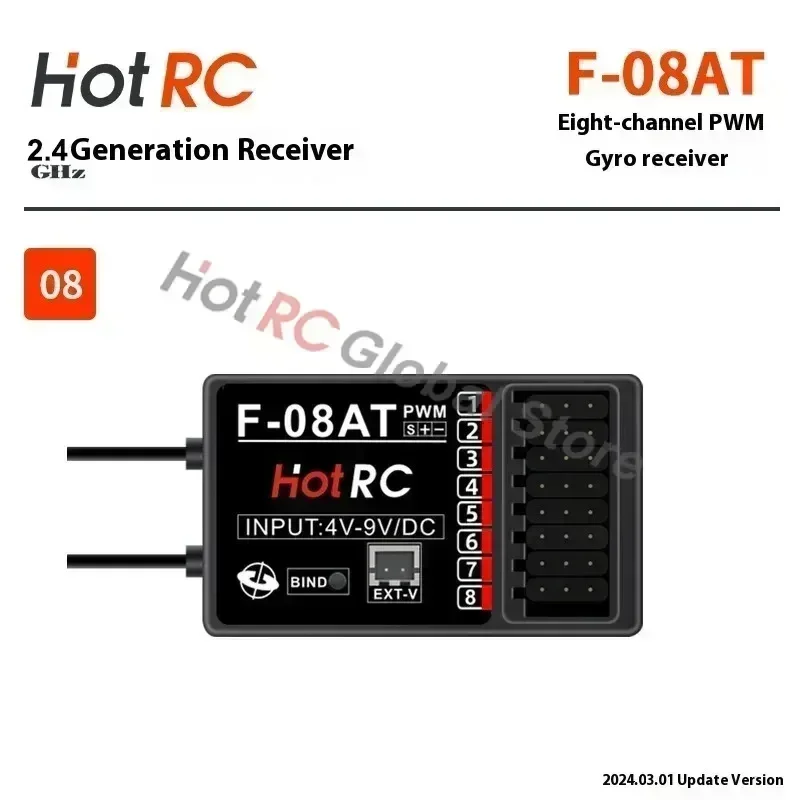 جهاز استقبال HOTRC بتردد 2.4 ج - مراجعة Radio Transmitter 2.4Ghz وسعره
