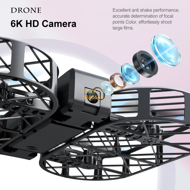 كاميرا 8K عالية الدقة 360 °    - مراجعة Brushed Drone Motor وسعره
