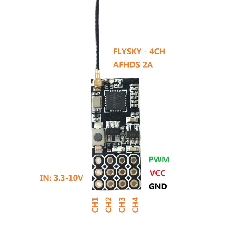 جهاز استقبال Flysky FS2A Mini  - مراجعة Mini Drone وسعره