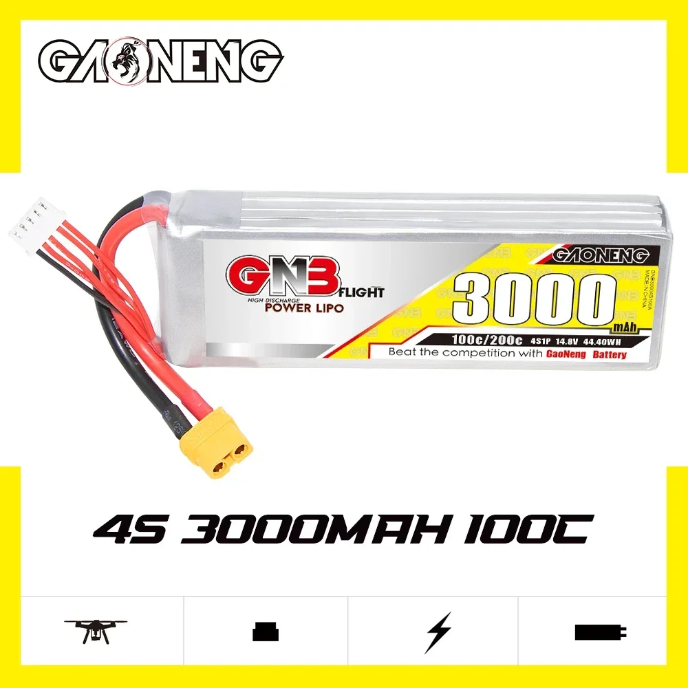 GAONENG GNB 3000mAh 4S 100C 20 - مراجعة Lipo Battery 4S وسعره