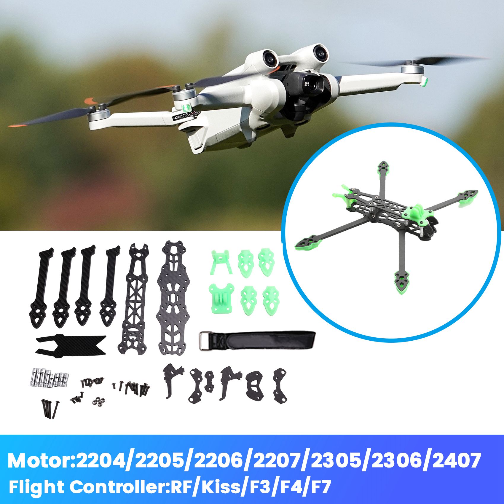 YSUN-MARK4-HD، طراز Mark 4 HD، - مراجعة Carbon Fiber Drone Frame وسعره