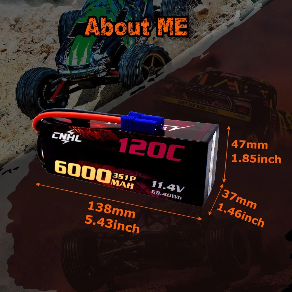 CNHL 2S 3S 4S يبو بطارية 6000m - مراجعة Lipo Battery 4S وسعره