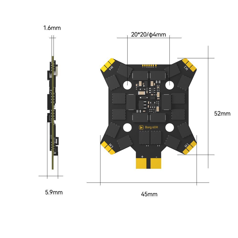 وحدة التحكم بالطيران iFlight B - مراجعة Drone Esc وسعره