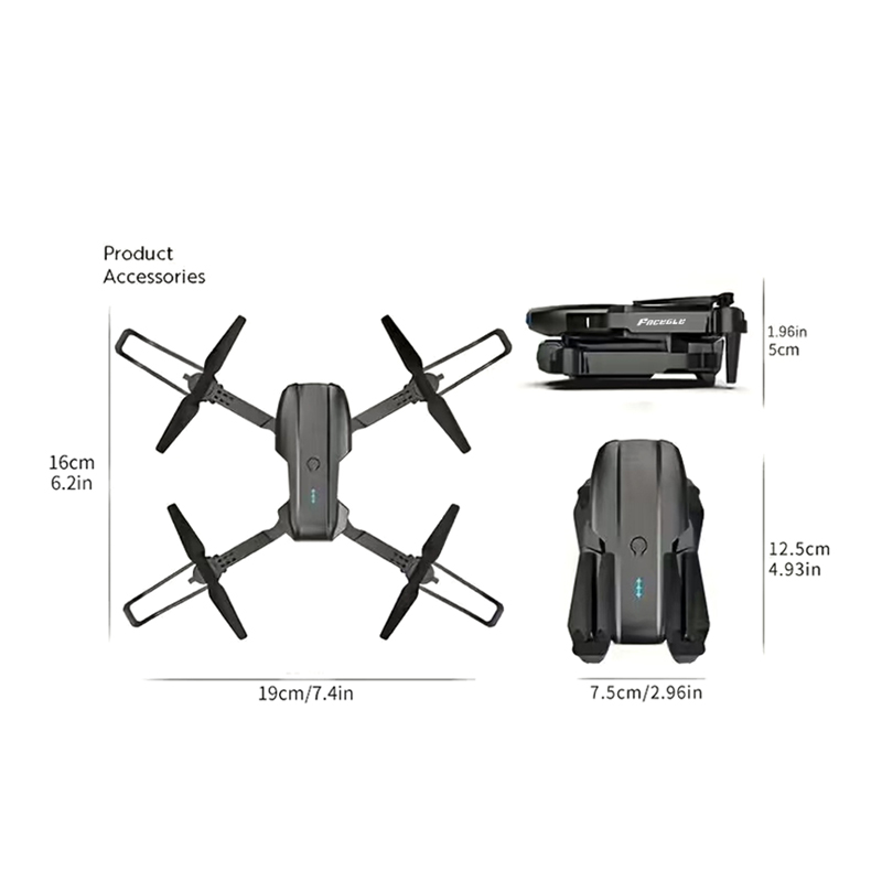 طائرة بدون طيار FACEGLE UAV E9 - مراجعة Brushed Drone Motor وسعره