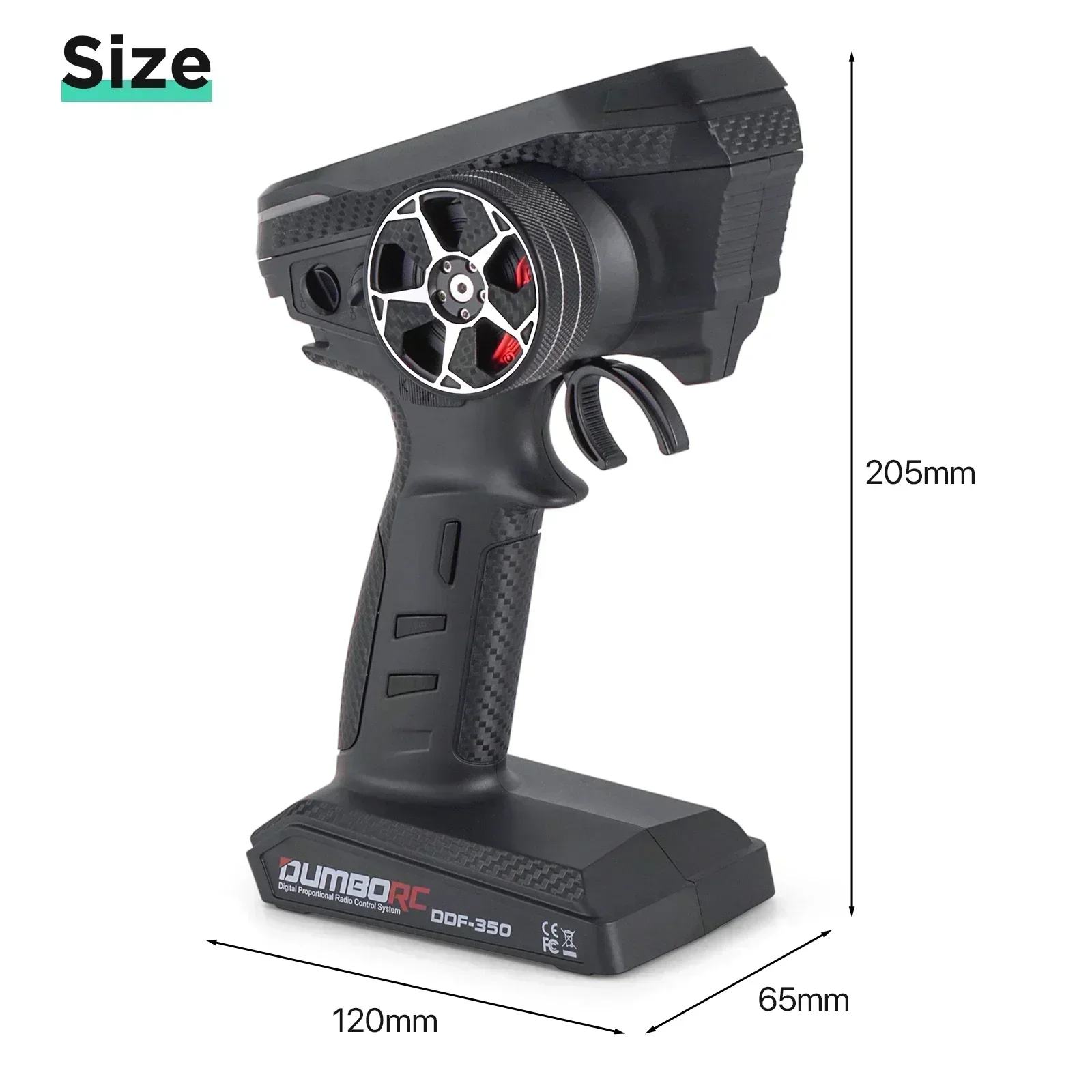 DUMBORC 10CH DDF-350 RC تحكم ع - مراجعة Radio Transmitter 2.4Ghz وسعره