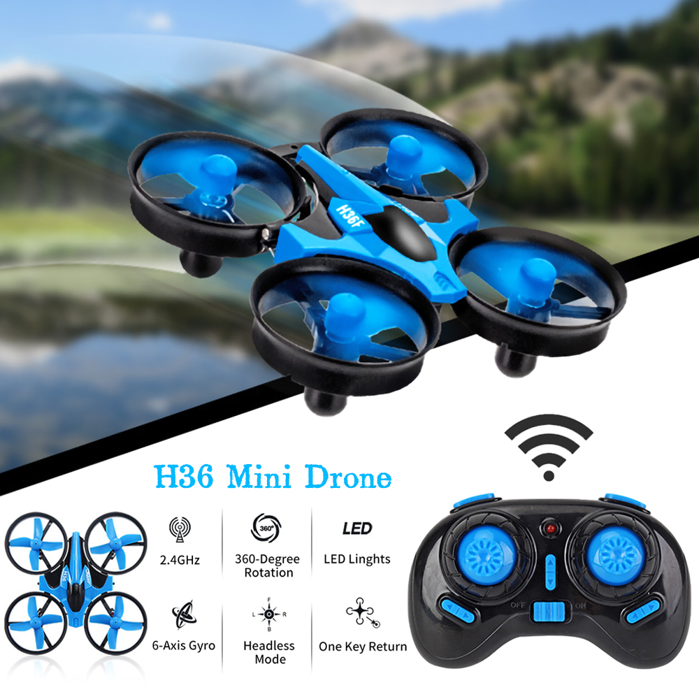 JJRC H36 Mini Rc Drone 4ch 6-A - مراجعة Brushed Drone Motor وسعره