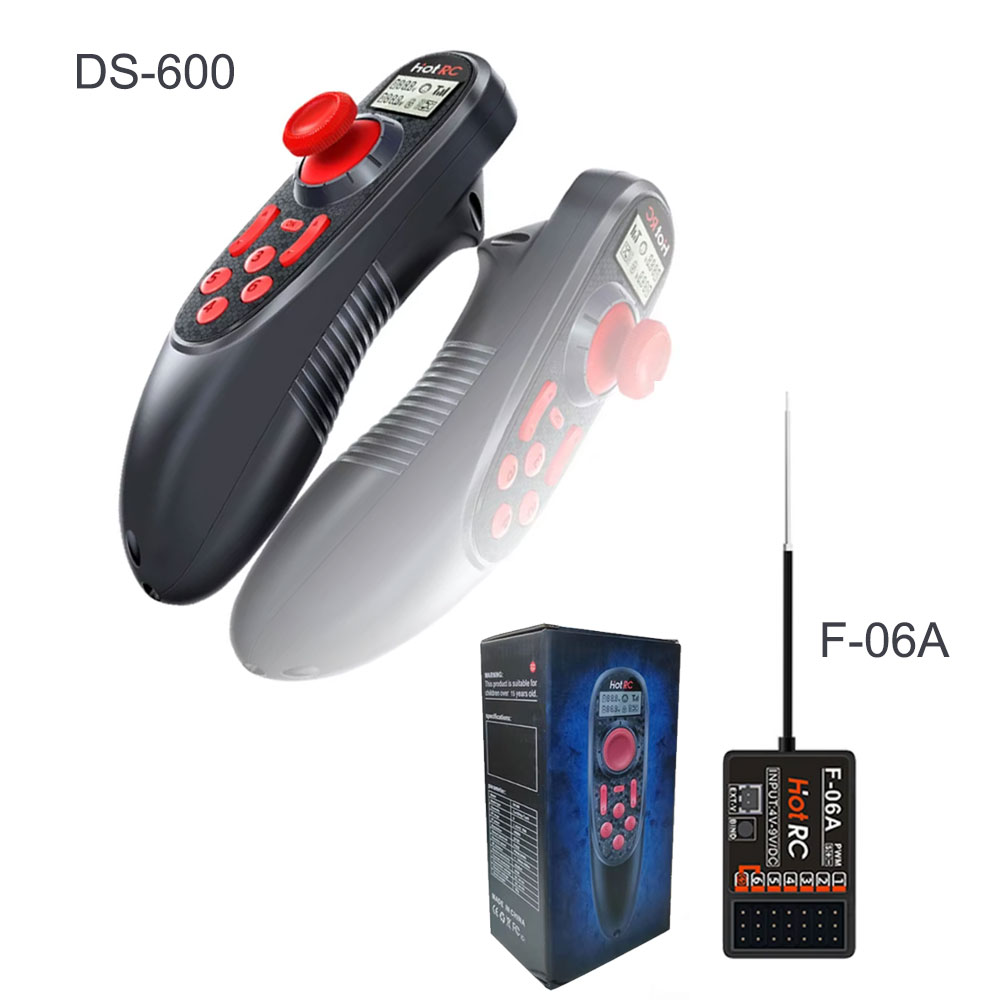 نظام راديو قارب HOTRC DS-600 2 - مراجعة Radio Transmitter 2.4Ghz وسعره
